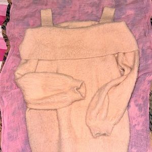 Off shoulder sweater